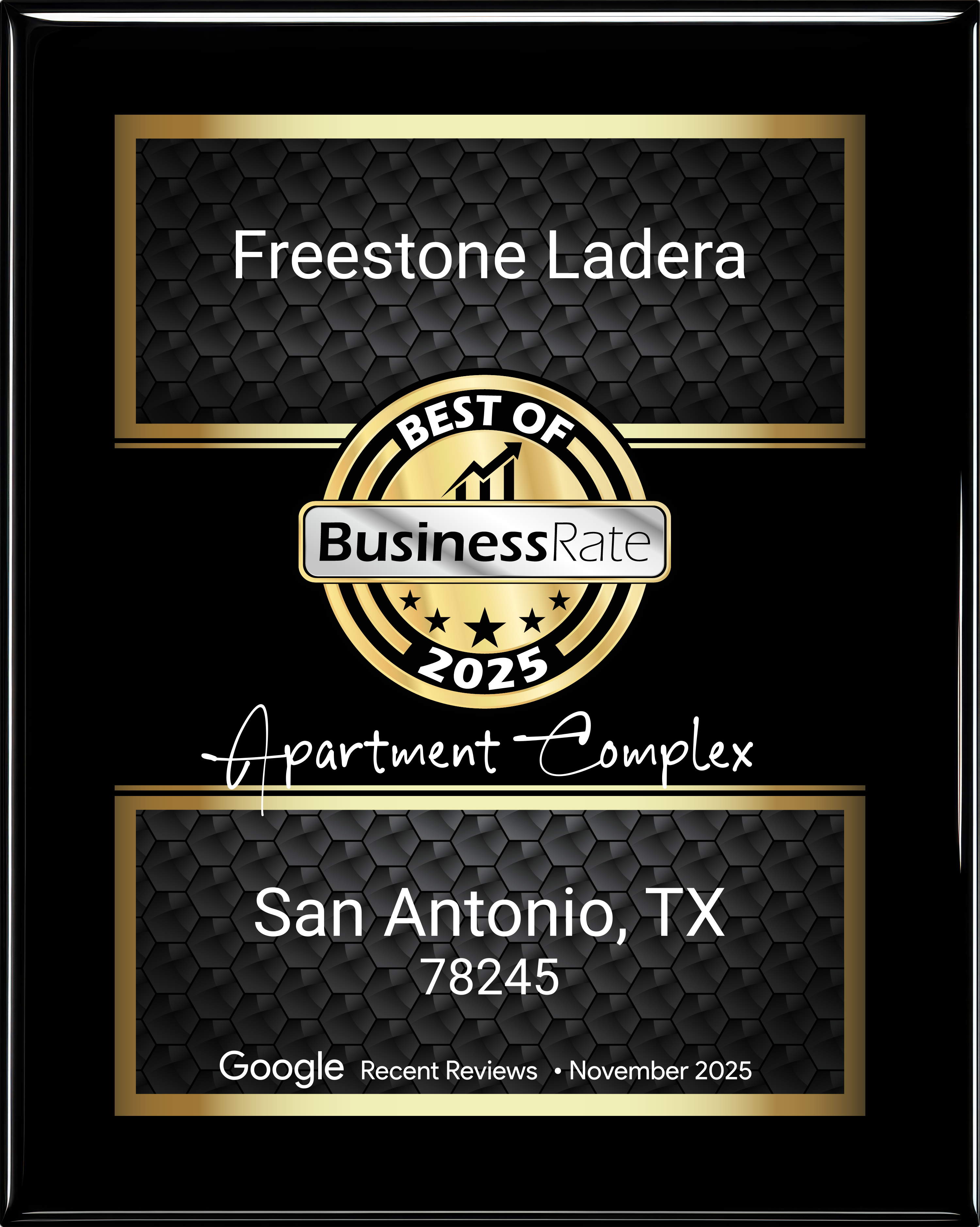 award for google reviews